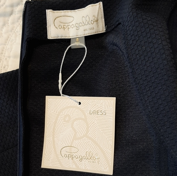 NWT! Pappagallo Amaya Navy Blue & Gold Detailing - Picture 5 of 9